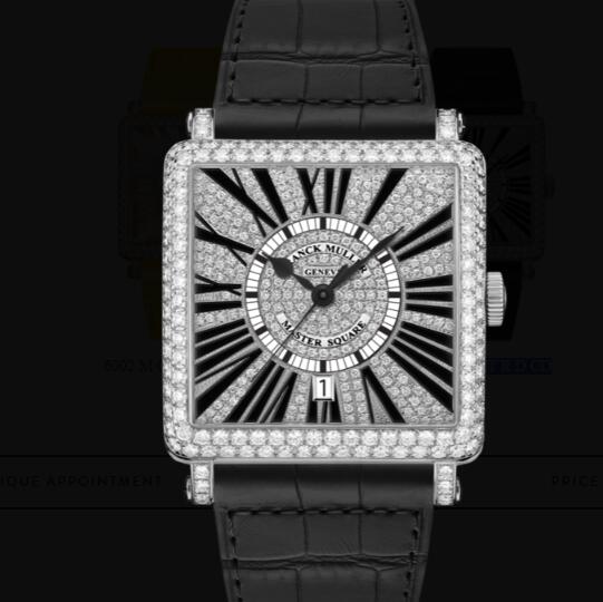 Franck Muller Master Square Ladies Replica Watch for Sale Cheap Price 6000 H SC DT R D CD